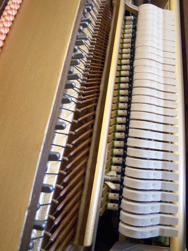 Knight upright Piano in Mahogany – Gallery image – Roberts Pianos Oxford