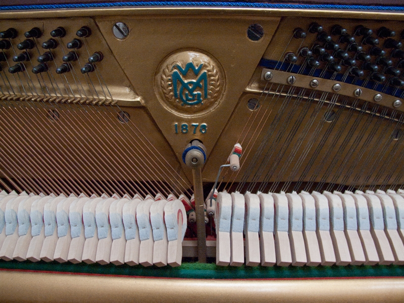 Welmar upright Piano in Mahogany – Gallery image – Roberts Pianos Oxford
