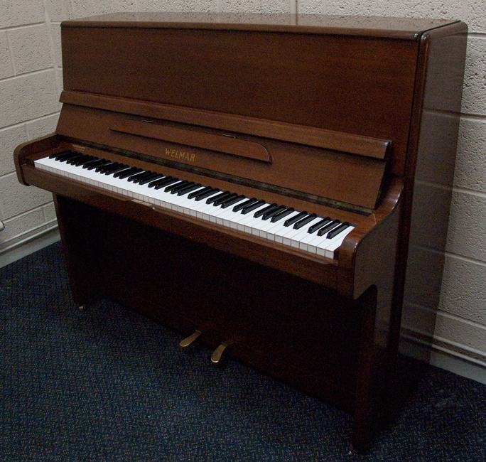 Welmar upright Piano in Mahogany – Featured image – Roberts Pianos Oxford