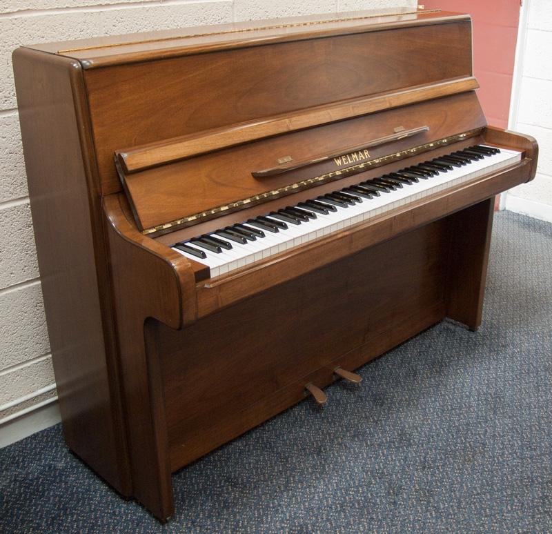 Welmar A2 upright Piano in Walnut matt – Featured image – Roberts Pianos Oxford