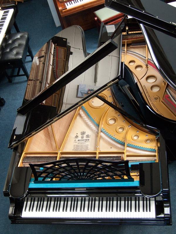 Bechstein V/B grand Piano in black polyester – Gallery image – Roberts Pianos Oxford