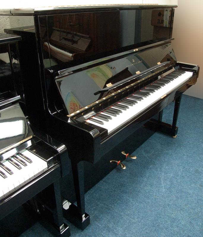 Steinway K upright Piano in bright black – Featured image – Roberts Pianos Oxford