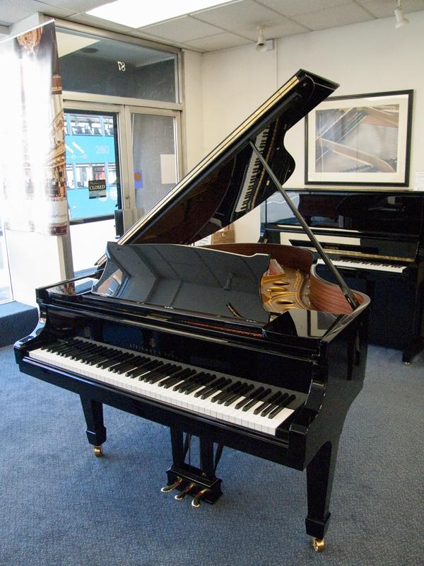 Steinway O grand Piano in Bright black – Featured image – Roberts Pianos Oxford