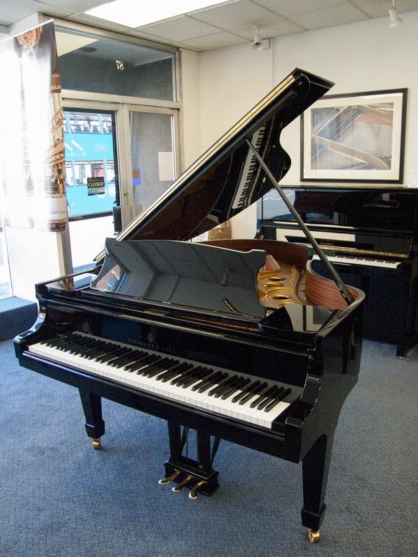 Steinway O grand Piano in Bright black – Featured image – Roberts Pianos Oxford