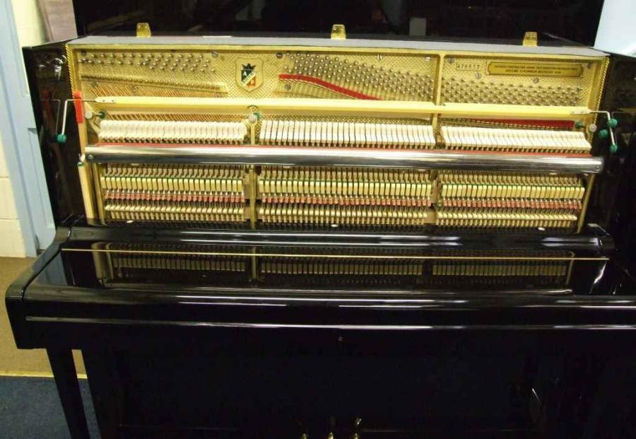 Petrof upright Piano in Black – Gallery image – Roberts Pianos Oxford