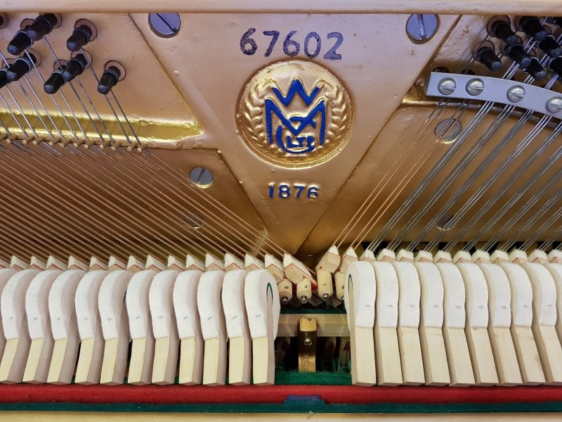 Welmar upright Piano in mahogany – Gallery image – Roberts Pianos Oxford