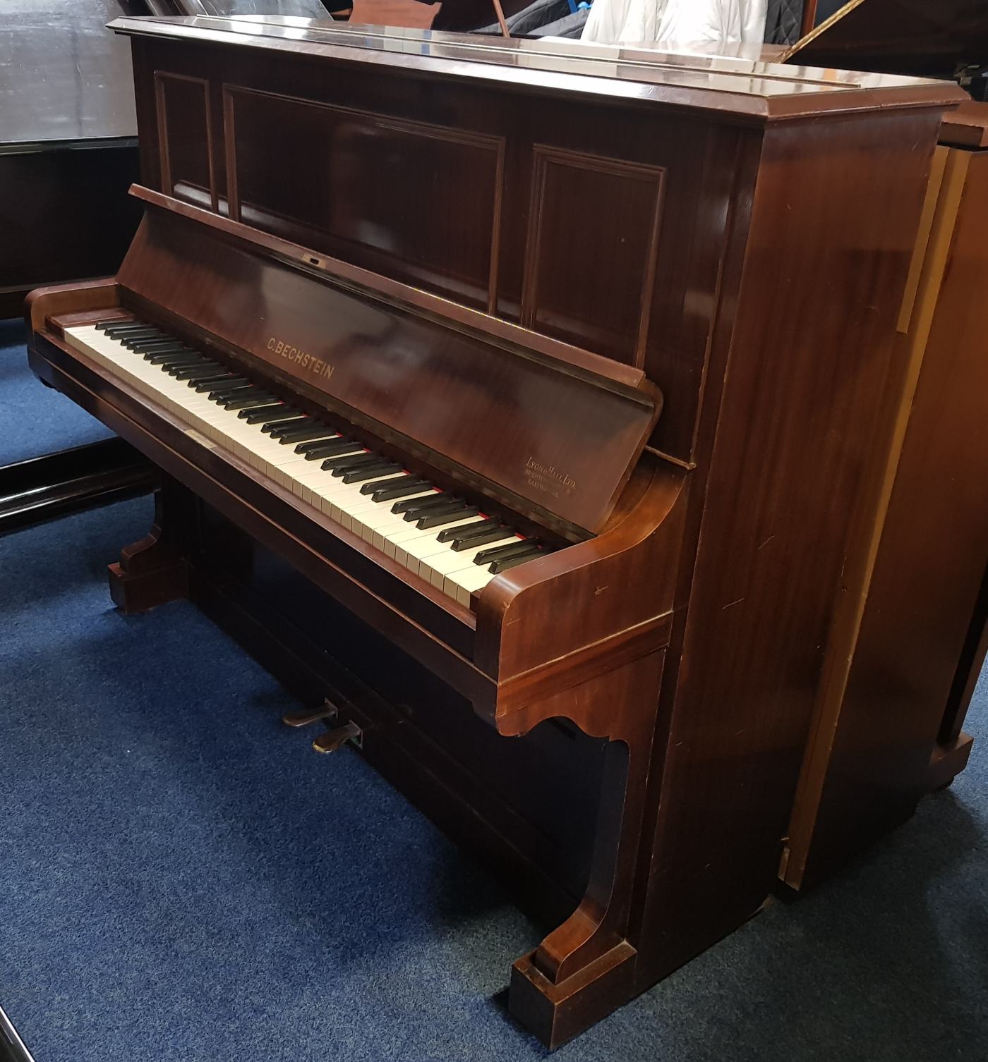 Bechstein 9 upright Piano in mahogany – Featured image – Roberts Pianos Oxford