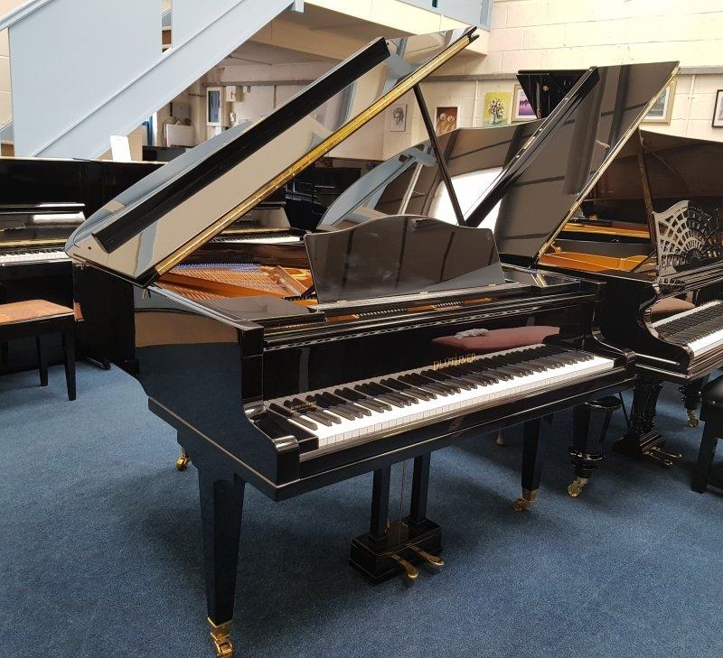 Bluthner IV grand Piano in Black – Featured image – Roberts Pianos Oxford
