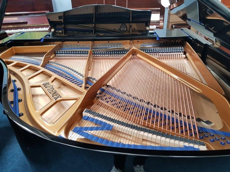 Bluthner IV grand Piano in Black – Gallery image – Roberts Pianos Oxford