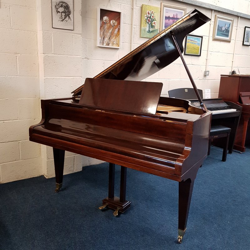 Welmar grand Piano in mahogany – Gallery image – Roberts Pianos Oxford