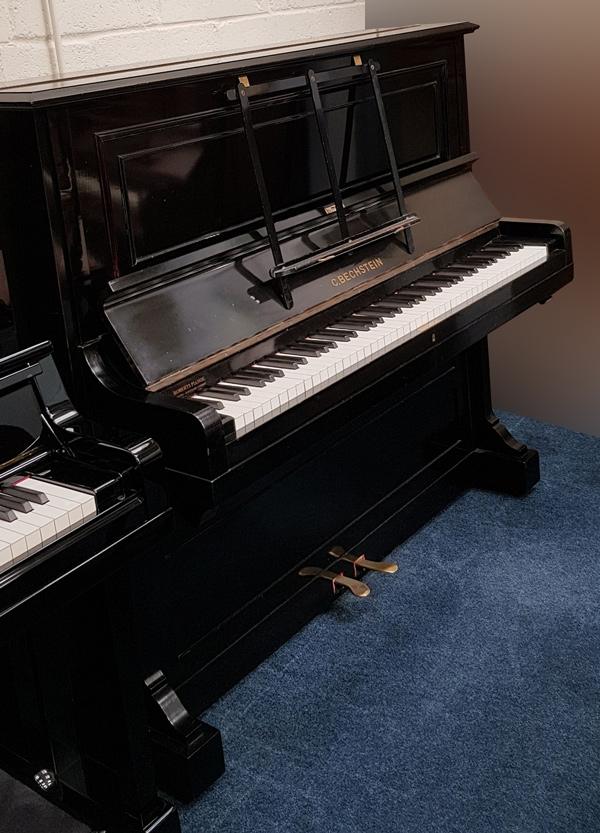 Bechstein 10 upright Piano in Black – Featured image – Roberts Pianos Oxford