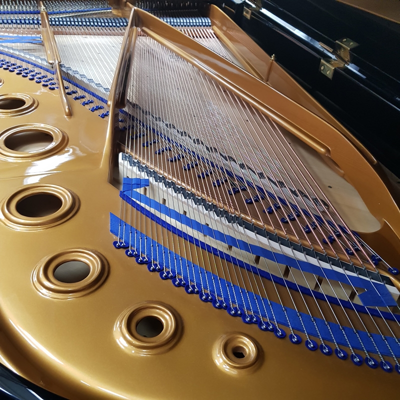 Bluthner 230 style 10 grand Piano in black polyester – Gallery image – Roberts Pianos Oxford