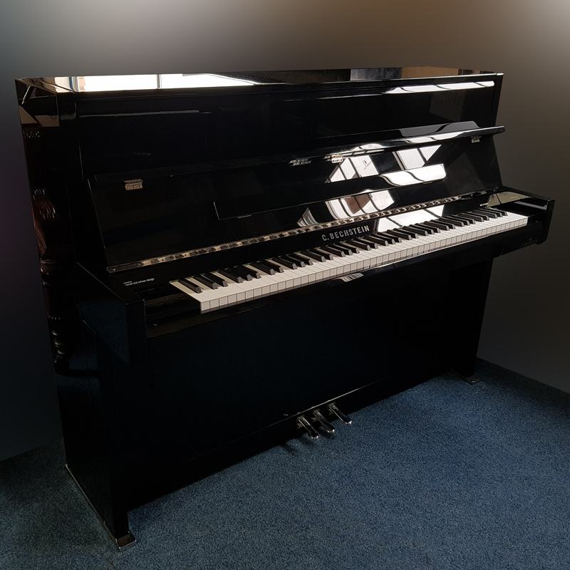 Bechstein Millennium 116 upright Piano in black – Featured image – Roberts Pianos Oxford