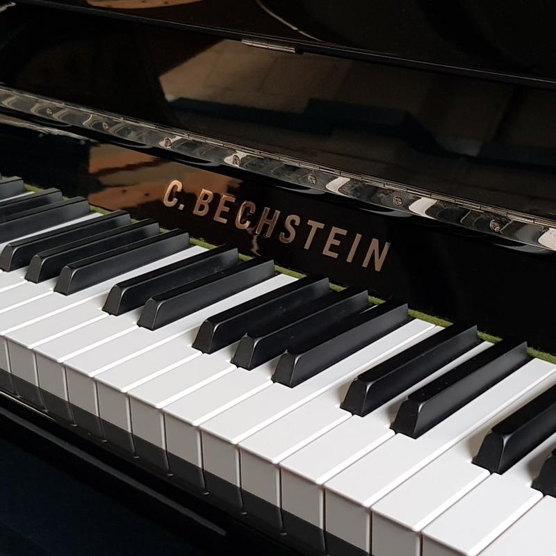 Bechstein Millennium 116 upright Piano in black – Gallery image – Roberts Pianos Oxford