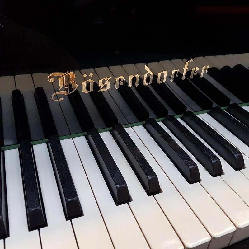 Bosendorfer 170 grand Piano in black – Gallery image – Roberts Pianos Oxford