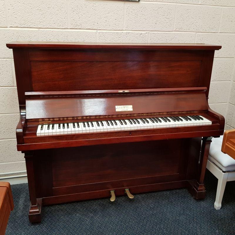 Chappell upright Piano in Mahogany – Featured image – Roberts Pianos Oxford