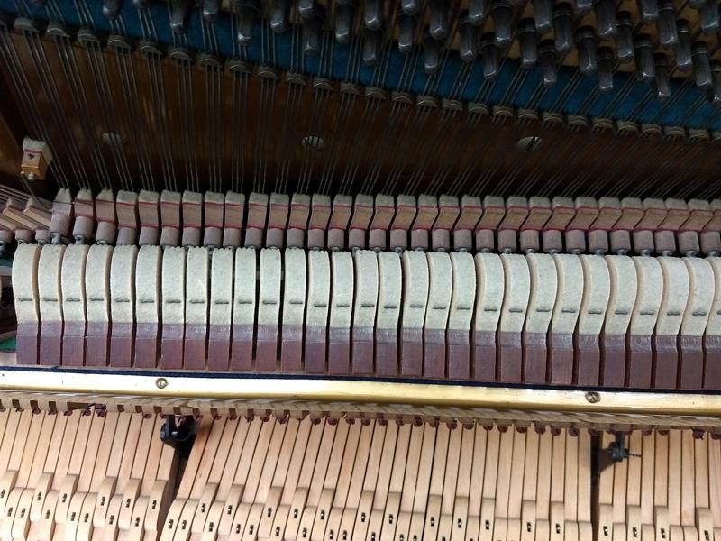 Bechstein 8 upright Piano in rosewood with sconces – Gallery image – Roberts Pianos Oxford