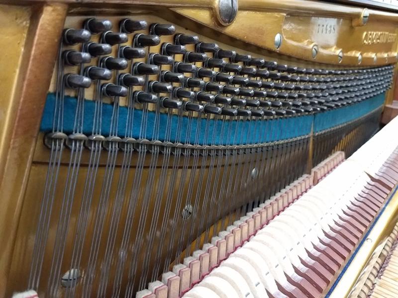 Bechstein 8 upright Piano in rosewood with sconces – Gallery image – Roberts Pianos Oxford