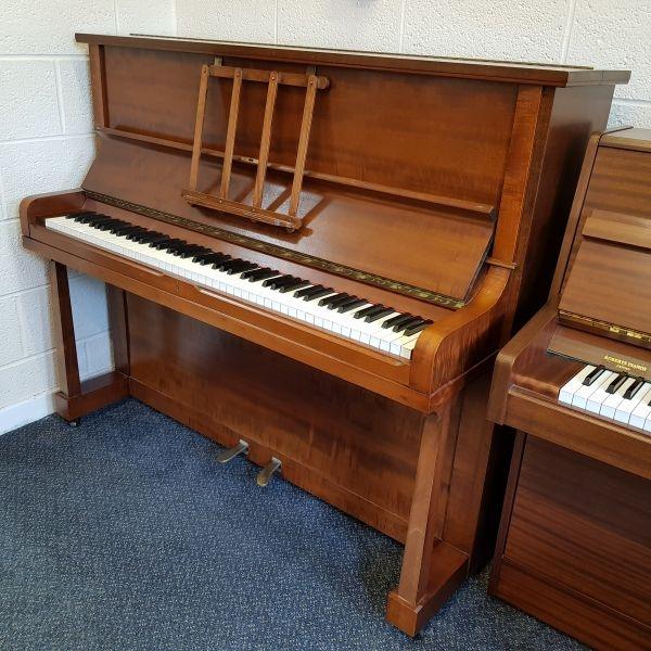 Welmar upright Piano in light mahogany – Featured image – Roberts Pianos Oxford