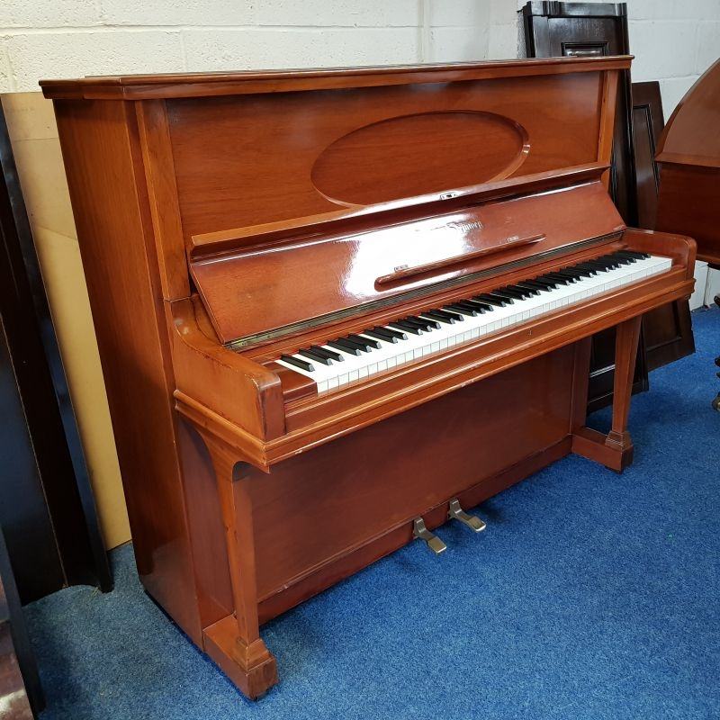 Grotrian Steinweg 125 upright Piano in Rosewood – Featured image – Roberts Pianos Oxford