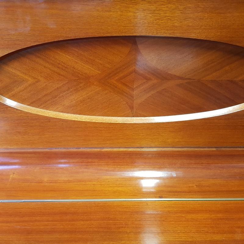 Grotrian Steinweg 125 upright Piano in Walnut – Gallery image – Roberts Pianos Oxford