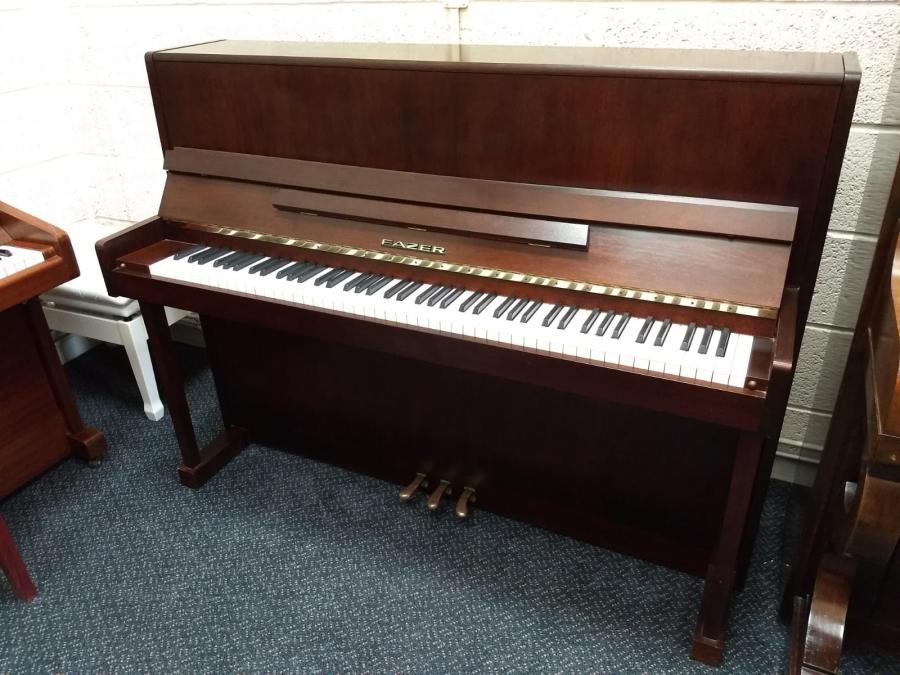Fazer upright Piano in mahogany – Featured image – Roberts Pianos Oxford