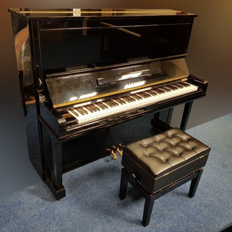 Yamaha U30A upright Piano in Black – Gallery image – Roberts Pianos Oxford