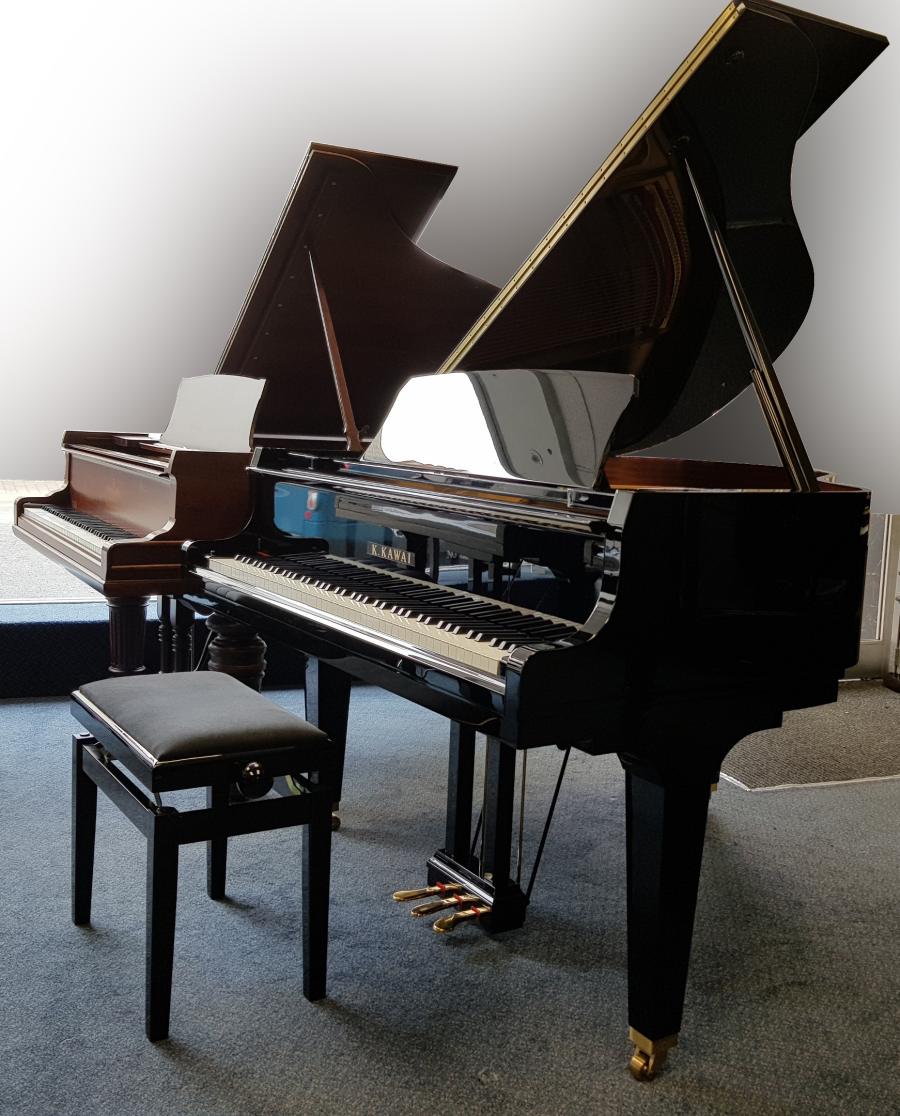 Kawai GL-10 grand Piano in black – Featured image – Roberts Pianos Oxford