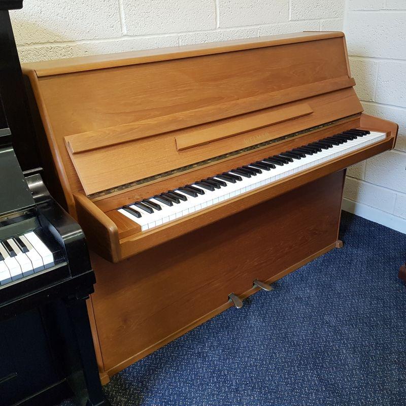 Welmar upright Piano in teak – Featured image – Roberts Pianos Oxford