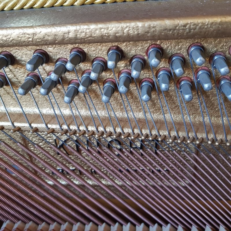 Knight K10 upright Piano in mahogany – Gallery image – Roberts Pianos Oxford