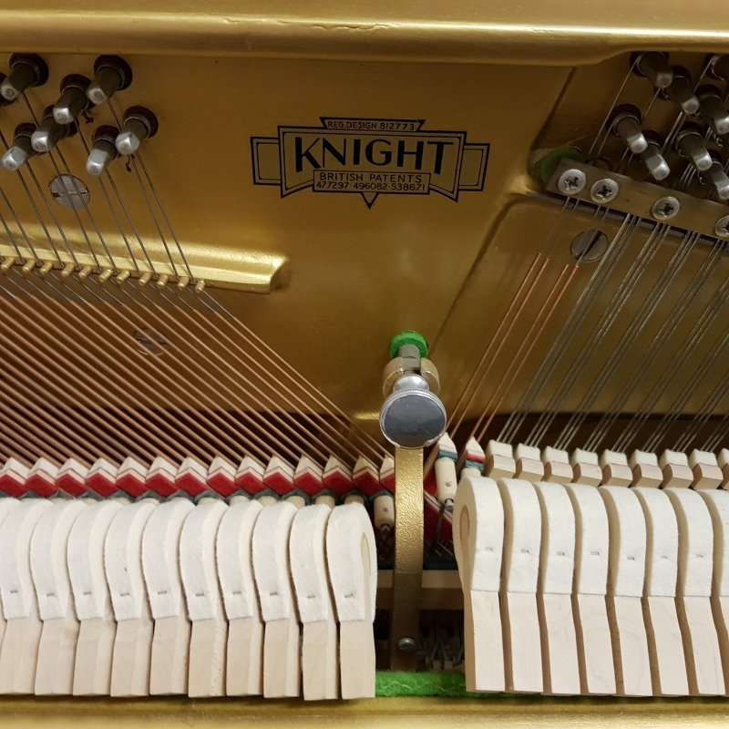 Knight K10 upright Piano in mahogany – Gallery image – Roberts Pianos Oxford