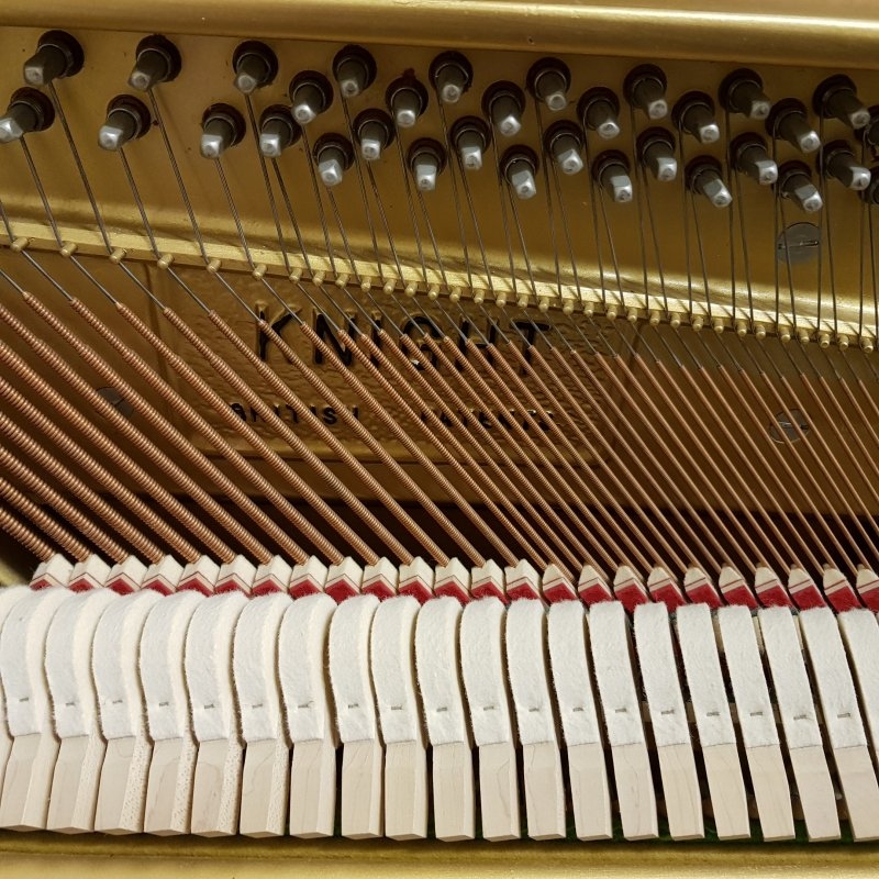 Knight K10 upright Piano in mahogany – Gallery image – Roberts Pianos Oxford