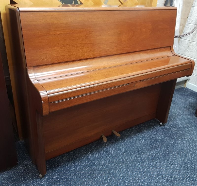 Welmar upright Piano in walnut – Gallery image – Roberts Pianos Oxford