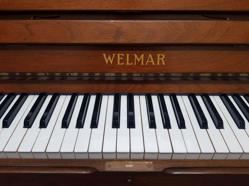 Welmar upright Piano in walnut – Gallery image – Roberts Pianos Oxford