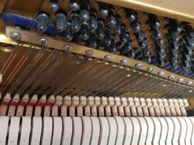Welmar upright Piano in walnut – Gallery image – Roberts Pianos Oxford