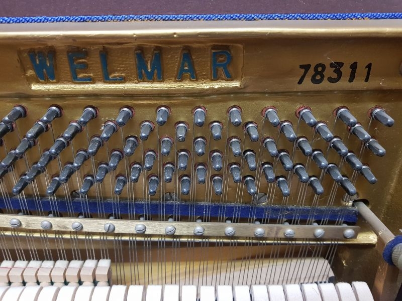 Welmar upright Piano in walnut – Gallery image – Roberts Pianos Oxford
