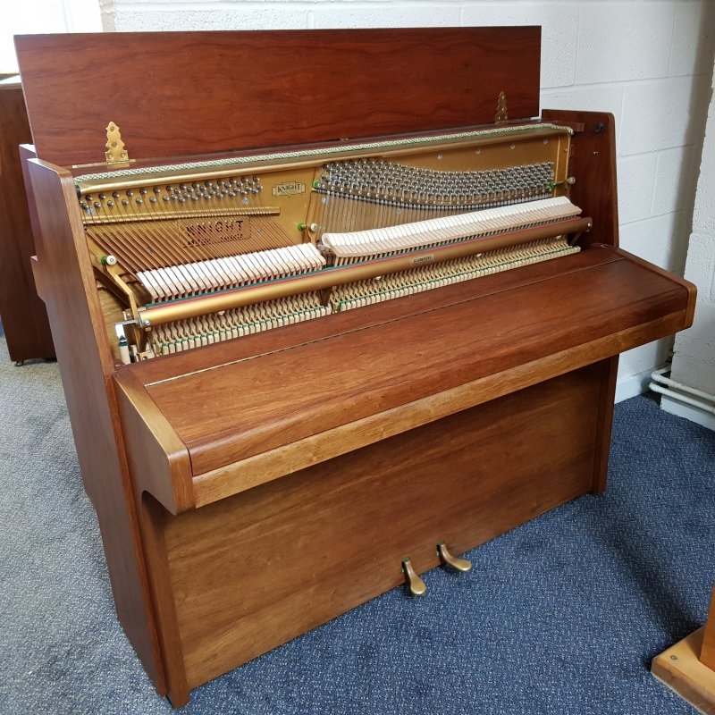 Knight K10 upright Piano in walnut – Gallery image – Roberts Pianos Oxford