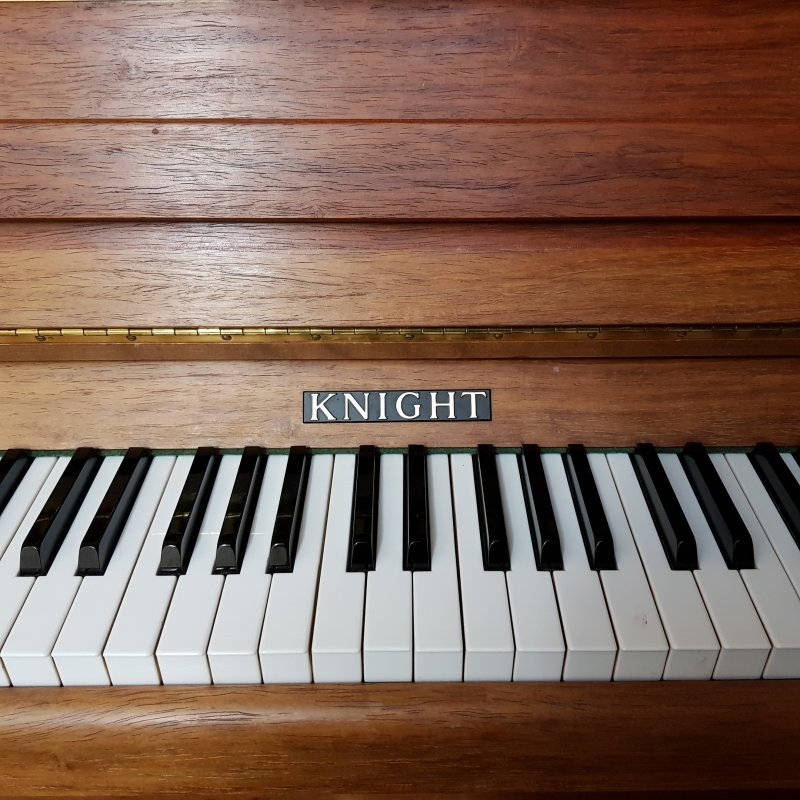 Knight K10 upright Piano in walnut – Gallery image – Roberts Pianos Oxford