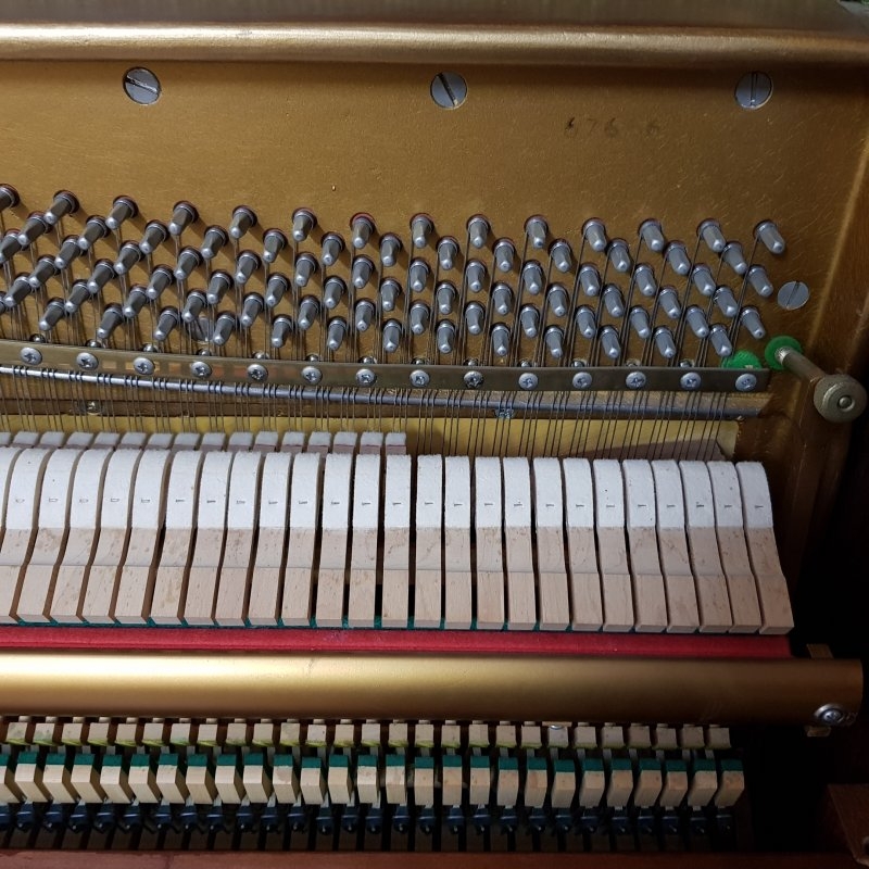 Knight K10 upright Piano in walnut – Gallery image – Roberts Pianos Oxford