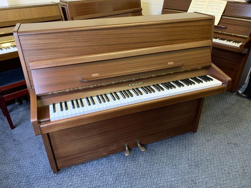 Knight K10 upright Piano in mahogany – Featured image – Roberts Pianos Oxford
