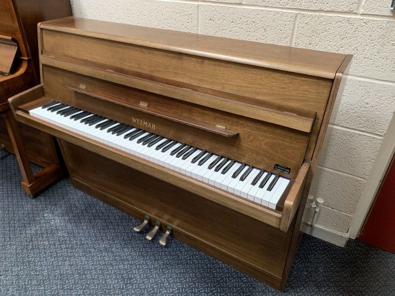 Welmar model 41 upright Piano in light mahogany – Featured image – Roberts Pianos Oxford