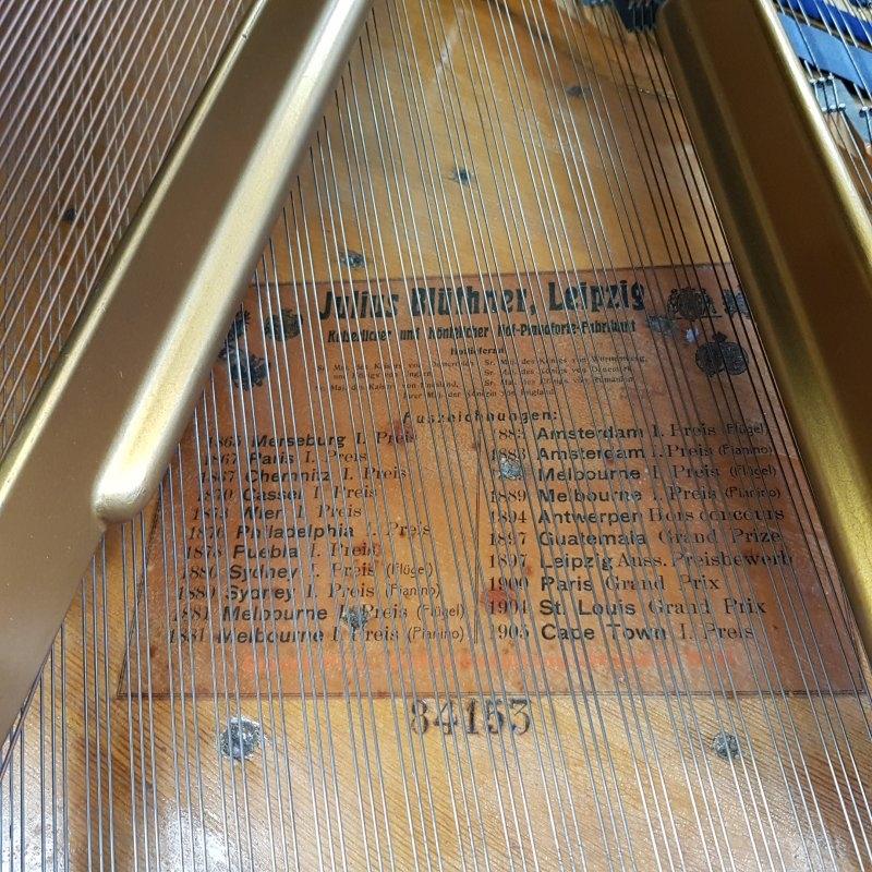 Bluthner VII grand Piano in rosewood – Gallery image – Roberts Pianos Oxford