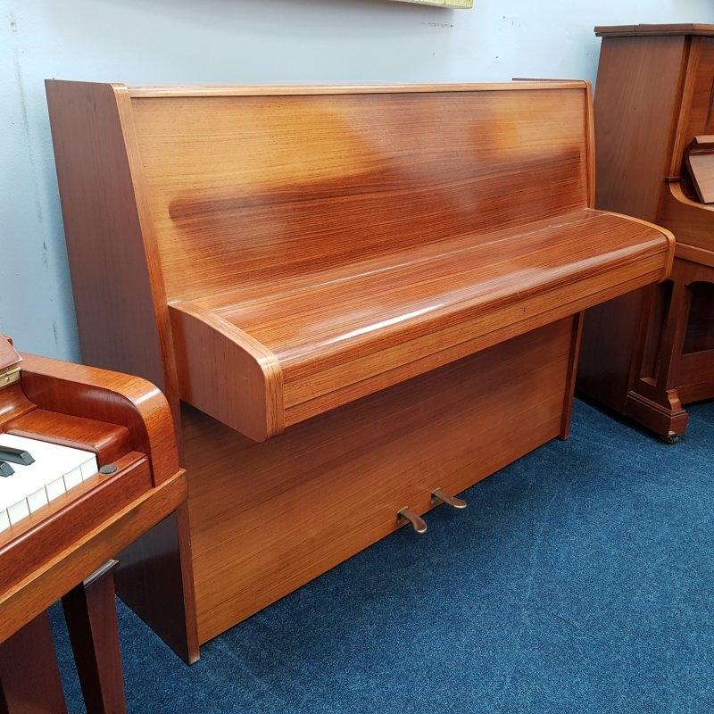 Bechstein upright Piano in teak – Gallery image – Roberts Pianos Oxford