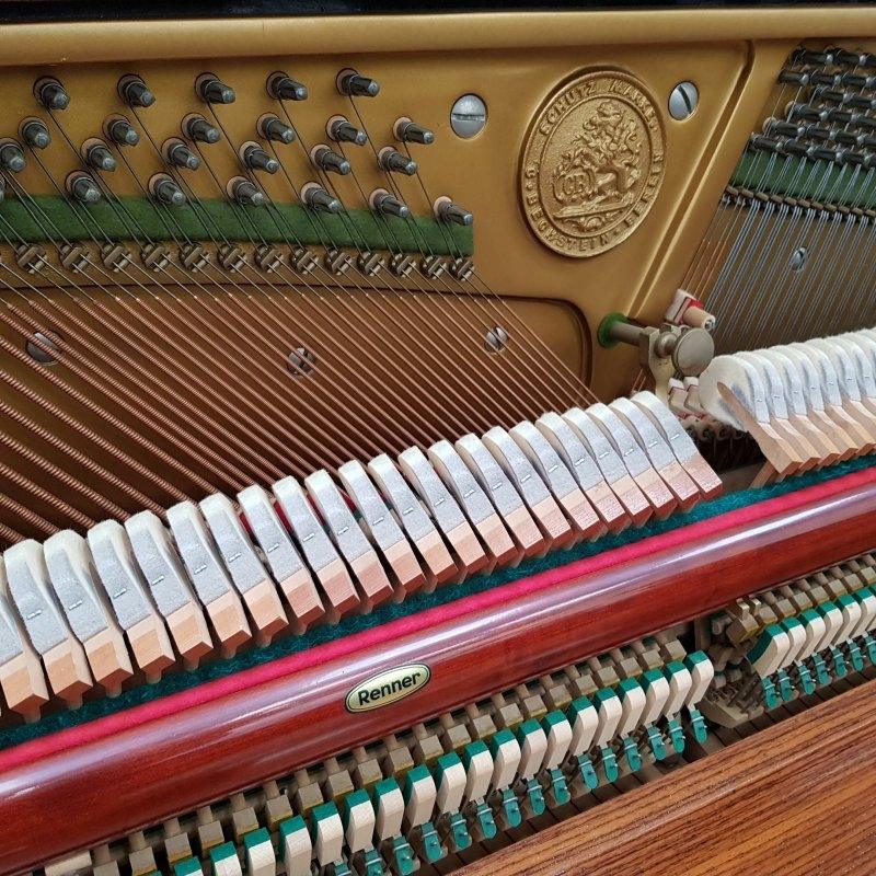 Bechstein upright Piano in teak – Gallery image – Roberts Pianos Oxford