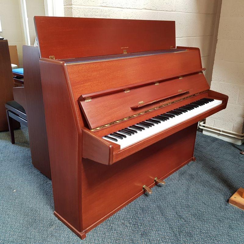 Welmar A4 upright Piano in mahogany – Gallery image – Roberts Pianos Oxford