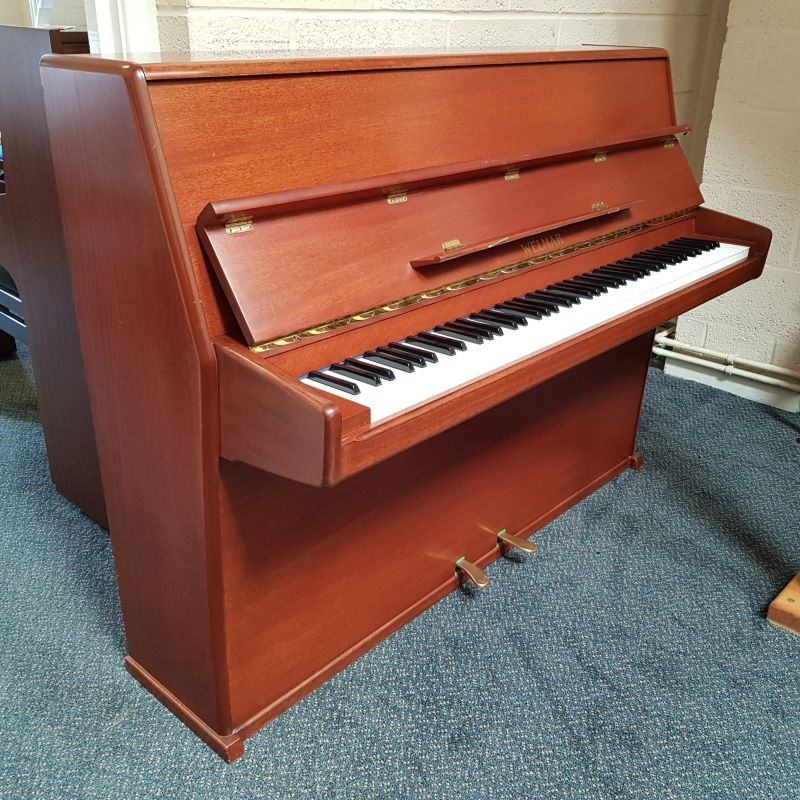 Welmar A4 upright Piano in mahogany – Featured image – Roberts Pianos Oxford