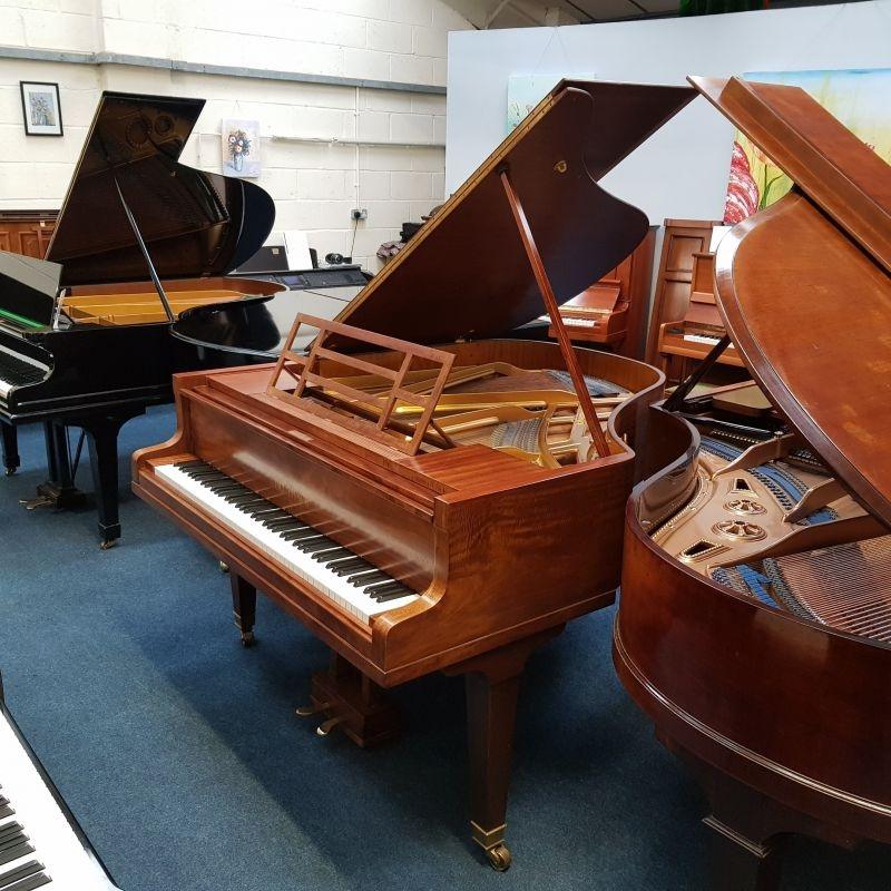 Bluthner Style lVa grand Piano in mahogany – Featured image – Roberts Pianos Oxford