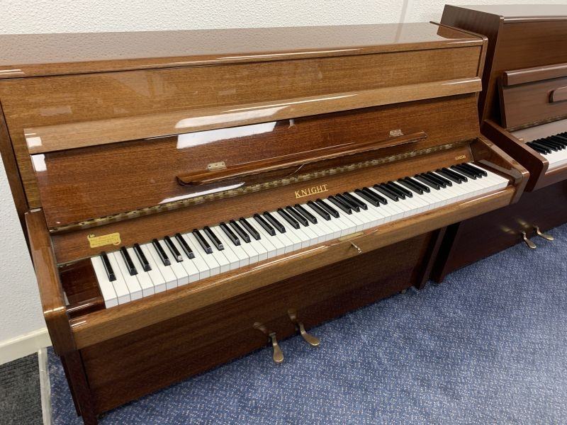 Knight K20 upright Piano in mahogany – Featured image – Roberts Pianos Oxford
