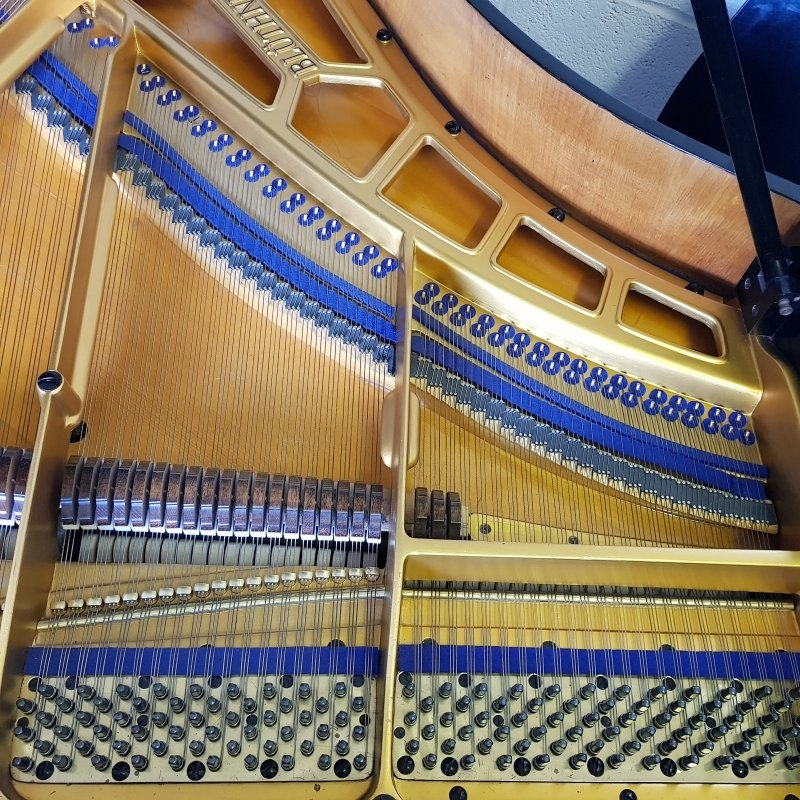 Bluthner IV (4) grand Piano in black – Gallery image – Roberts Pianos Oxford