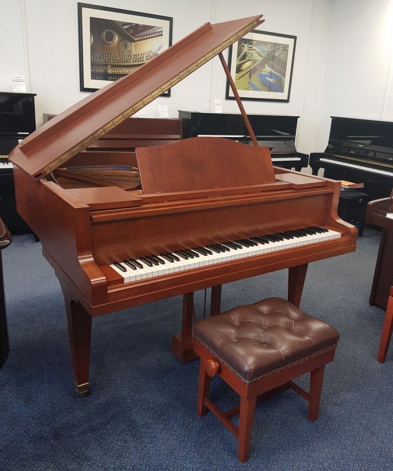 Bluthner style IV grand Piano in Mahogany – Featured image – Roberts Pianos Oxford